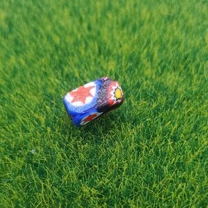 Millefiori Flute Bead Gallery Worthy P327